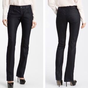 Theykens’ Theory Black Coated Canvas Denim Pants Jeans 26